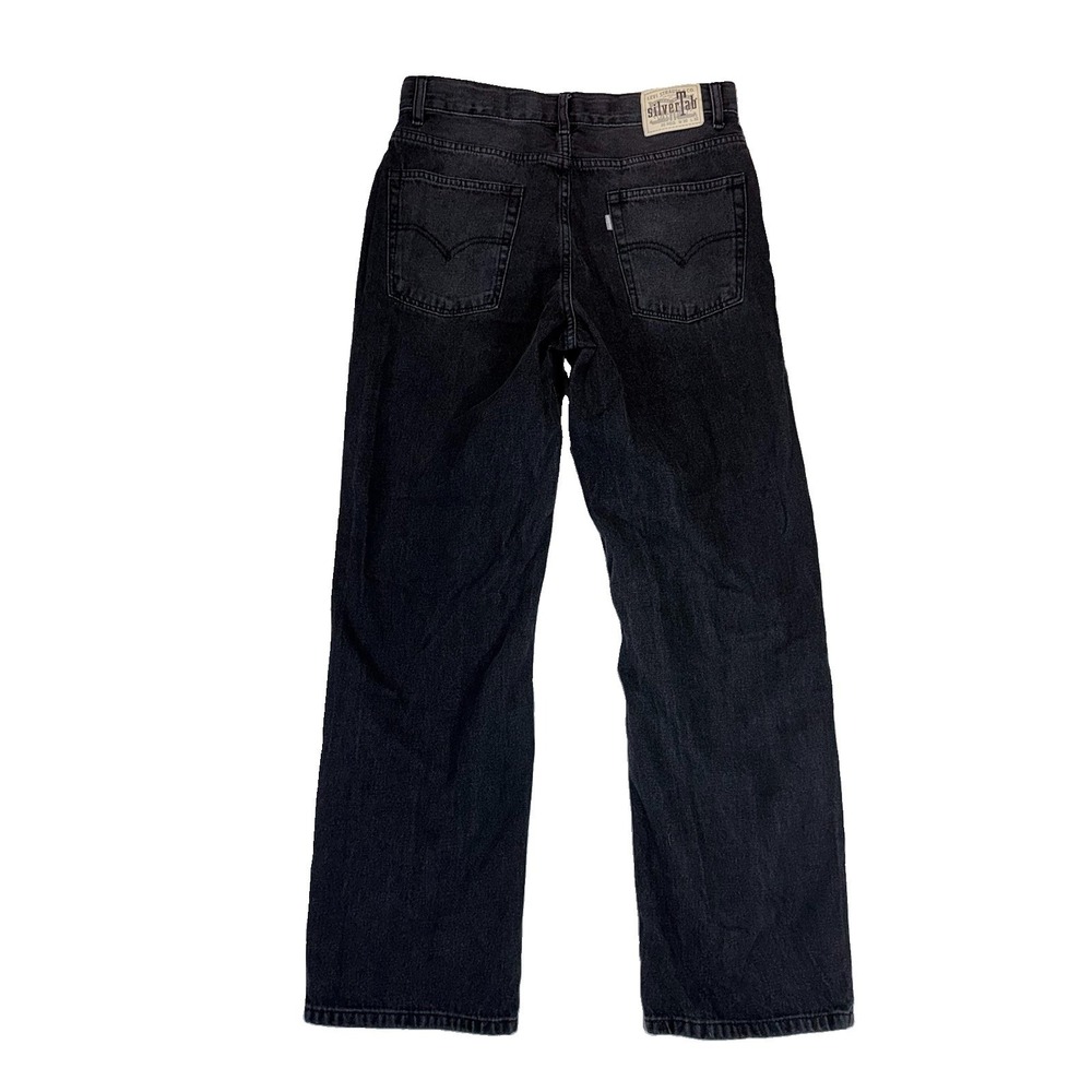 Levi's Silvertab Stay Loose Jeans W30 L32 Black Baggy… - Gem